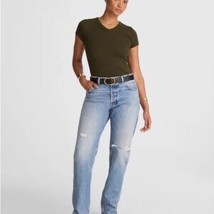 The Curvy Dean Easy Straight Jean